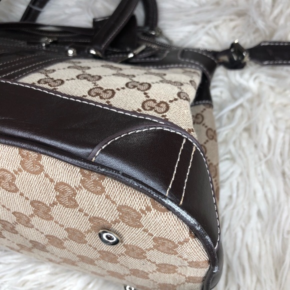 Vintage Gucci Crocodile & Leather Secret Web Tote - Picture 11 of 11